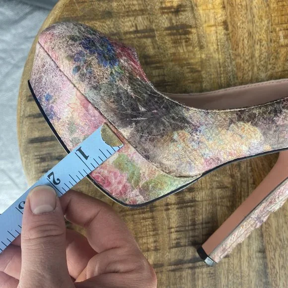 Betsey Johnson Floral Platform Heels - Picture 12 of 12